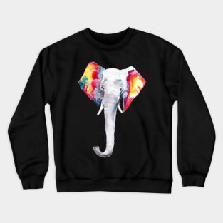 Colourful Elephant Crewneck Sweatshirt